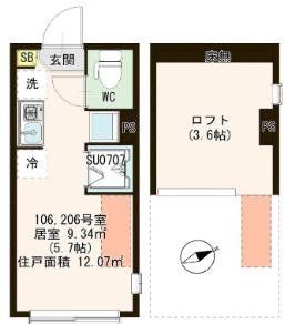 ハーモニーテラス平井VIIIの間取り写真