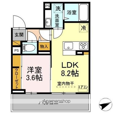 アイリスの間取り写真