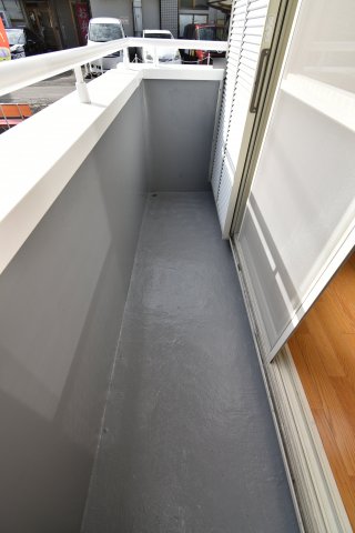 バルコニー　広々としたバルコニーです