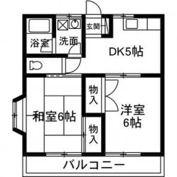 グリーンハイツ６の間取り