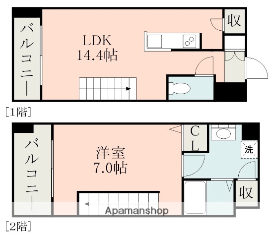 リバージュ県庁通り_間取り_0