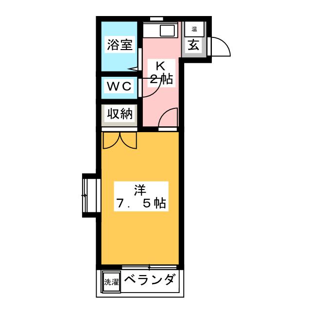 グリーンハイツ唐山の間取り