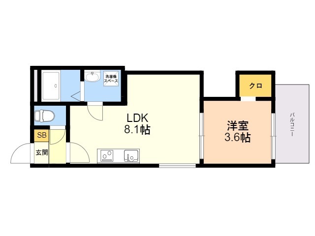 Ｃｒｅｃｉａ周船寺　1の間取り