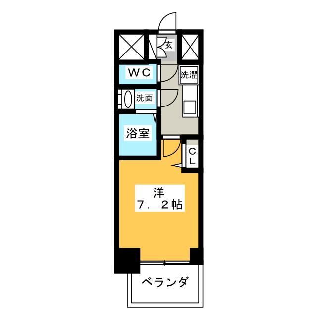 プレサンス丸の内アデルの間取り