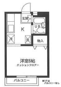 東京都板橋区赤塚６（アパート）の賃貸物件の間取り