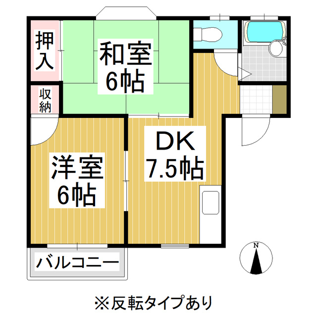 コーポ芝宮の間取り