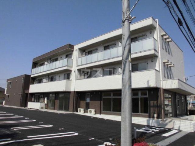 野田市山崎のアパートの建物外観