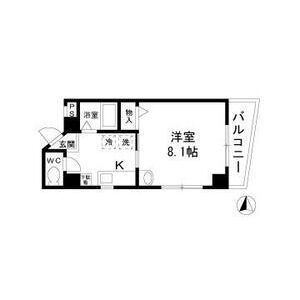【名古屋市昭和区桜山町のマンションの間取り】