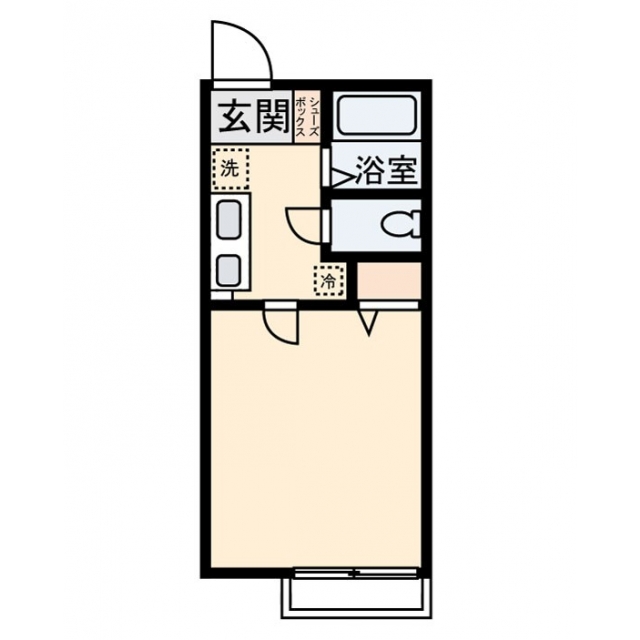 シティハイム　けやき通りAの間取り