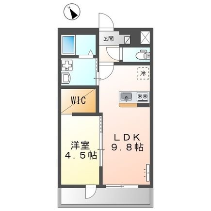 守山市古高町のアパートの間取り