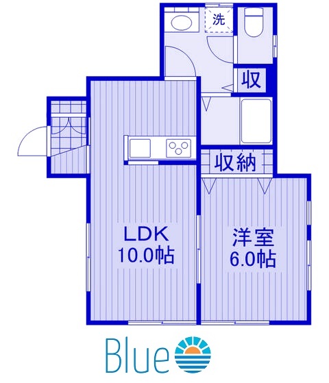 横浜市磯子区森のマンションの間取り