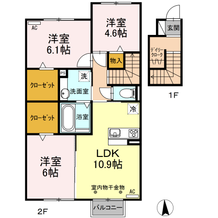 サンドリームの間取り