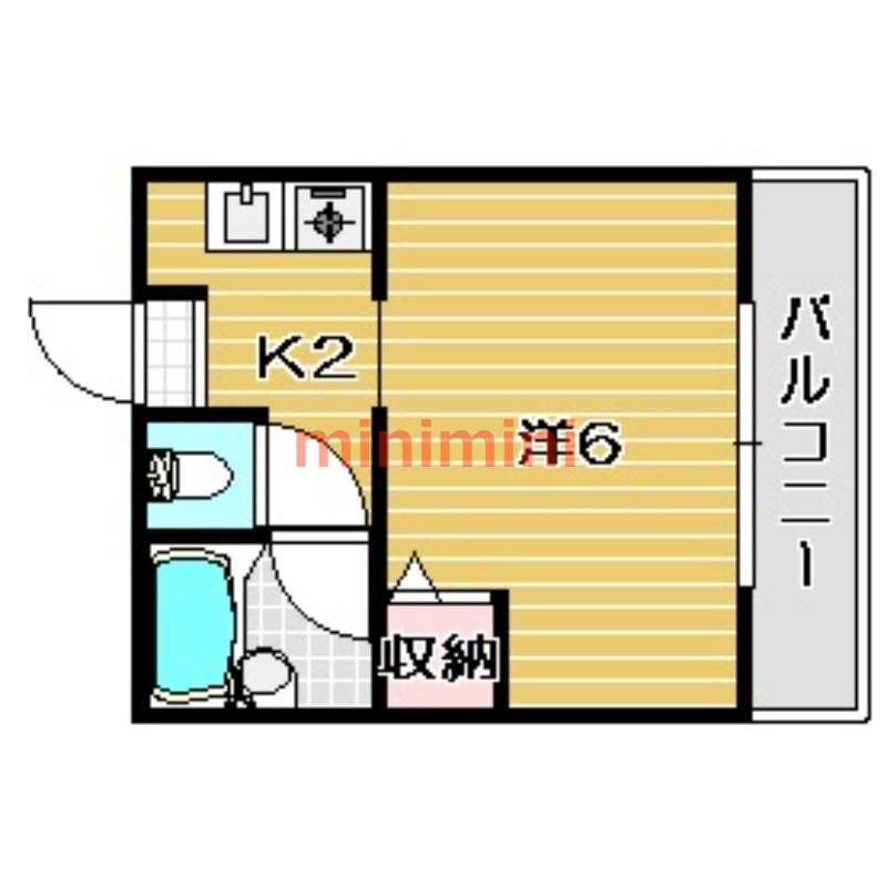 ネオセレス参番館の間取り