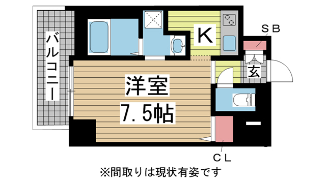 MJC神戸ブレイヴの間取り