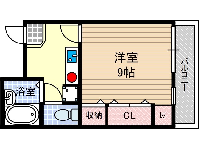 穂積マンションの間取り