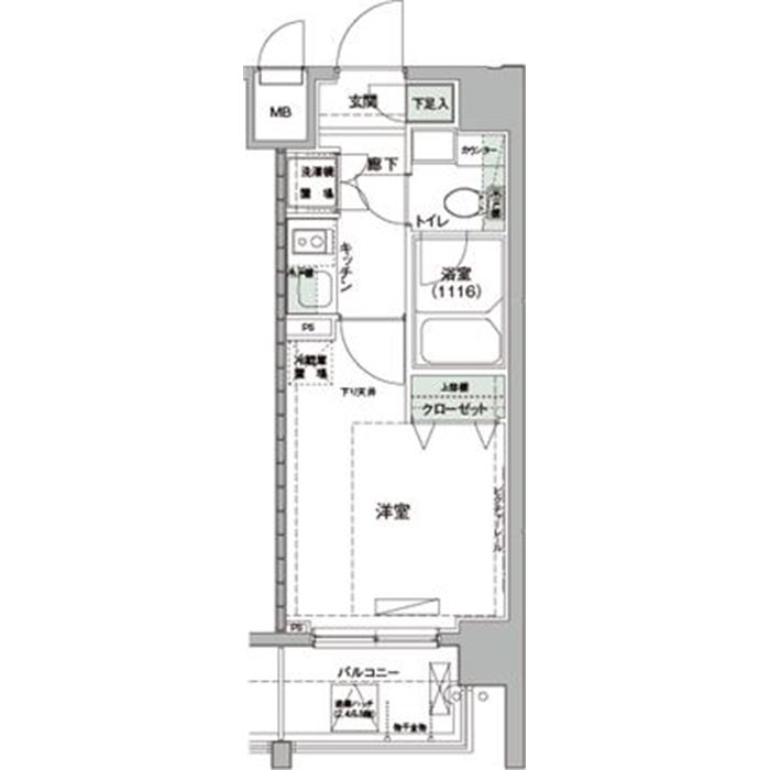 【ハーモニーレジデンス羽田WESTの間取り】