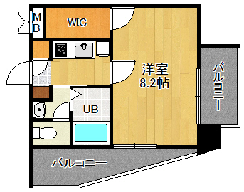 ビガーポリス133宝塚の間取り