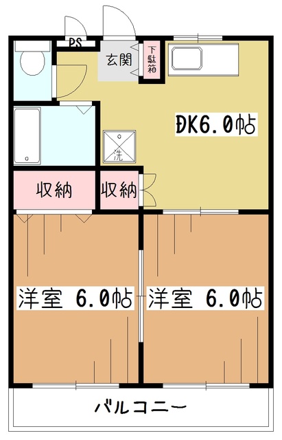 メゾン高橋Aの間取り