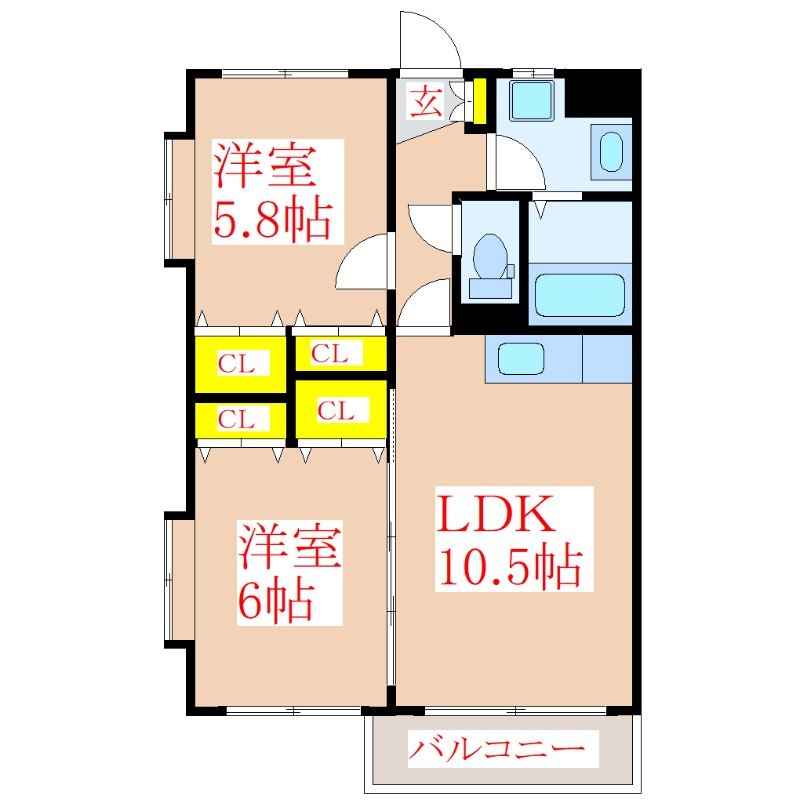 IBS国分マンションの間取り