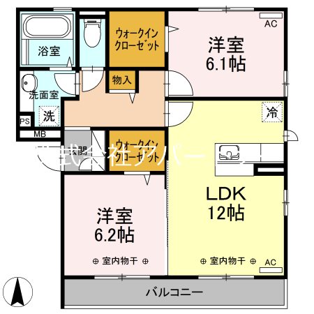 グローリアスIIの間取り