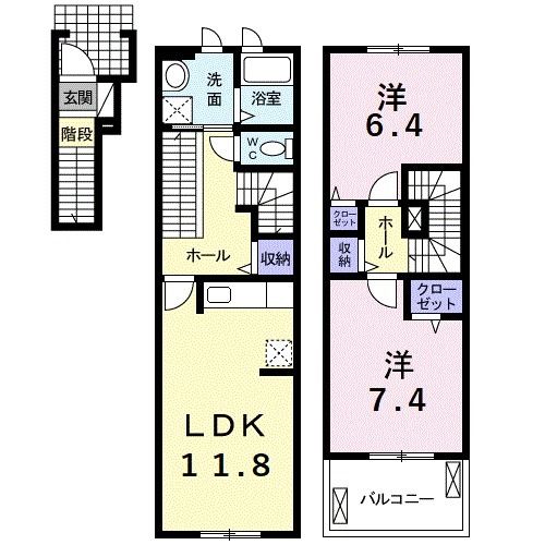 ＣｏｔｔｏｎＨｉｌｌｓ　IIの間取り