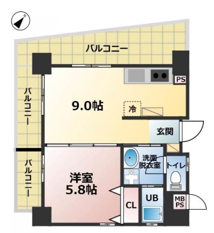 シャイニングヒルの間取り