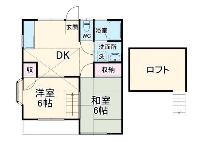 パールシティハイムの間取り