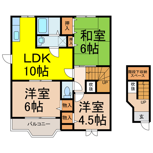 アネックスＫの間取り