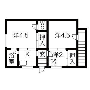 笠松通7丁目600の間取り