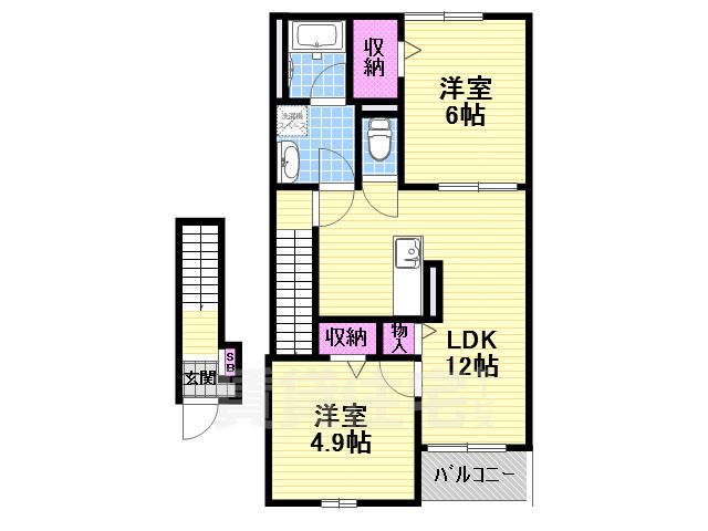 フェリーチェ鶴見の間取り