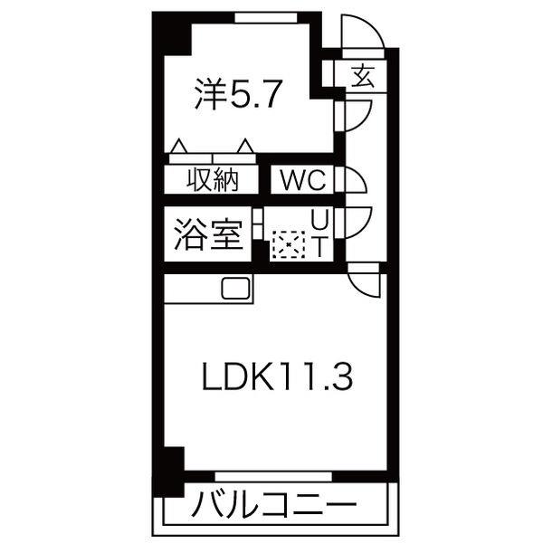 イーグルコート高沢の間取り