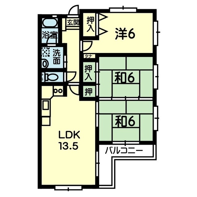 カーサ尾ノ上の間取り