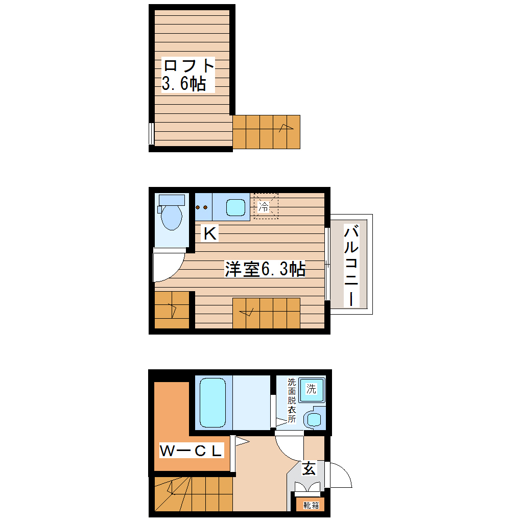 ユナプレイス弓ノ町の間取り