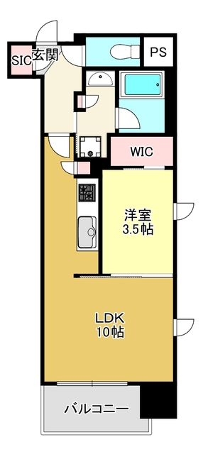 シーズンフラッツ新大阪の間取り