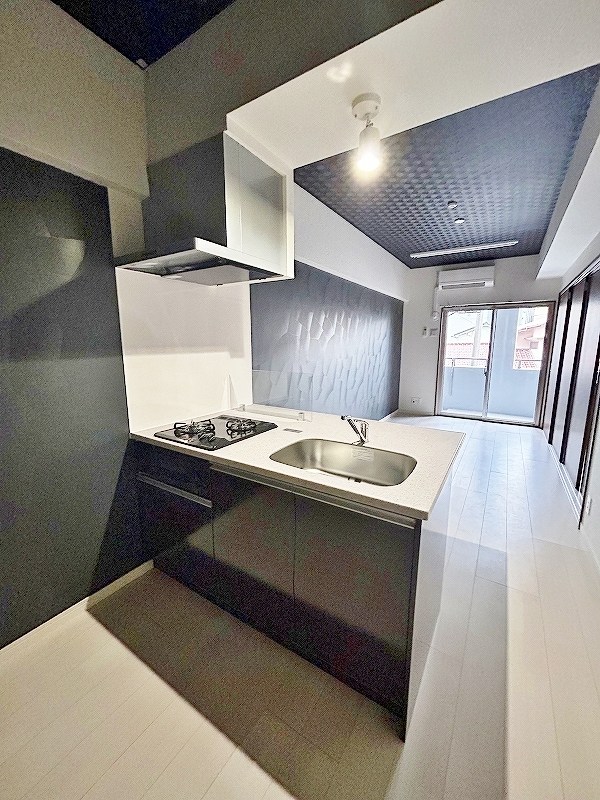 キッチン　★システムキッチングリル付き/2口コンロ★