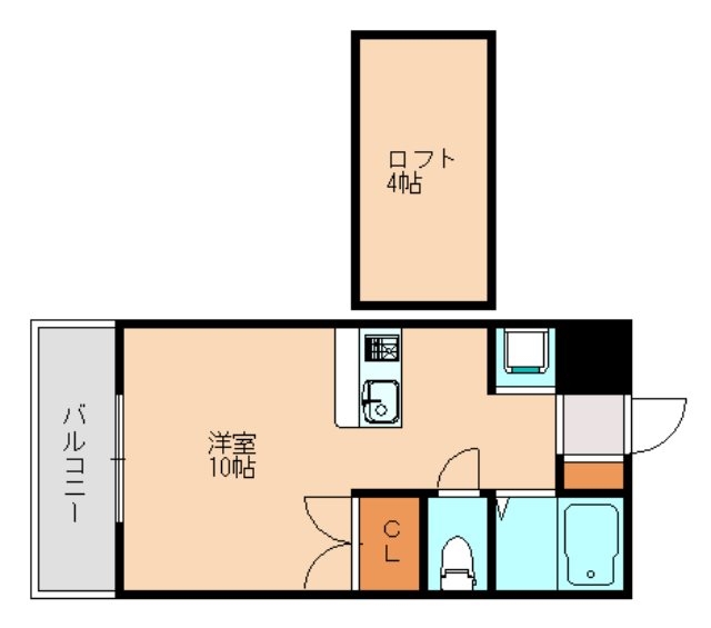 タチバナコーポの間取り