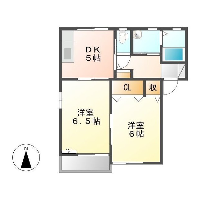 メゾン佐紀路の間取り