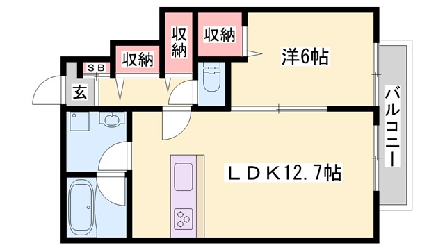 クオリティハイム阿保の間取り