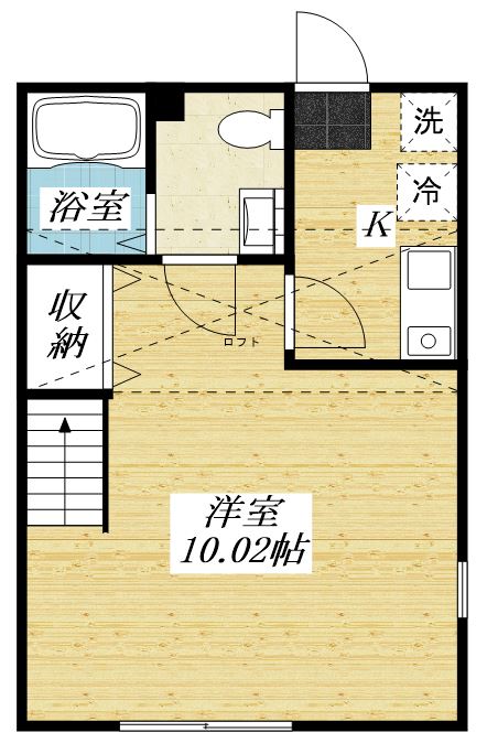 モンパルナスの間取り