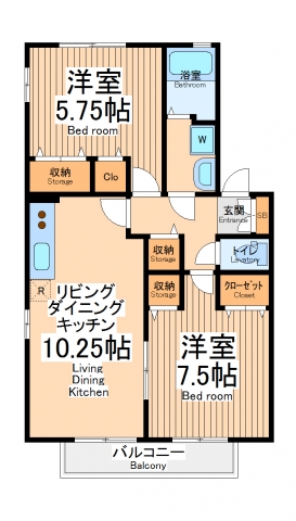 グレースカノンケーの間取り