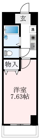 羽曳野市栄町のマンションの間取り