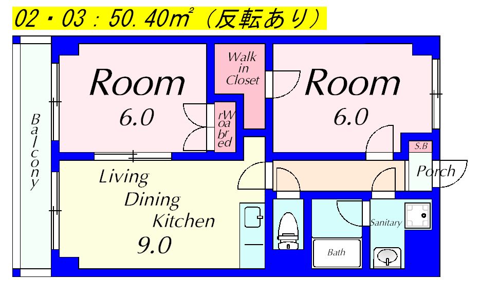 ヴィラージュの間取り