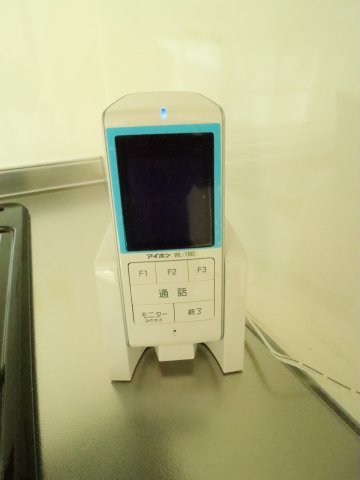 セキュリティ　来訪者を確認出来るモニター付きインターホンです♪*前回募集時