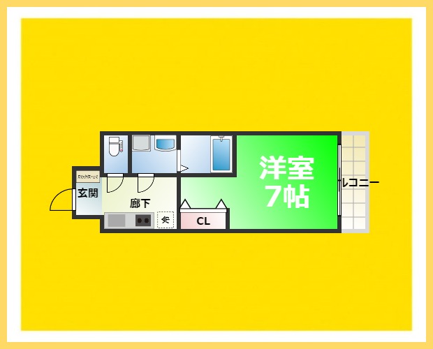 エスリードレジデンス大阪難波の間取り