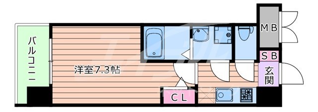 S-RESIDENCE大阪同心の間取り