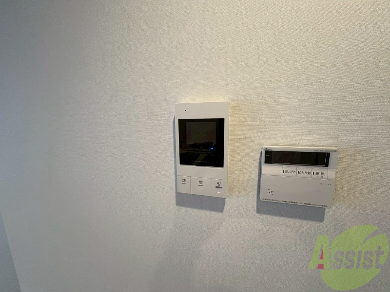 セキュリティ　モニタ付インターホンでセキュリティ面も安心です。