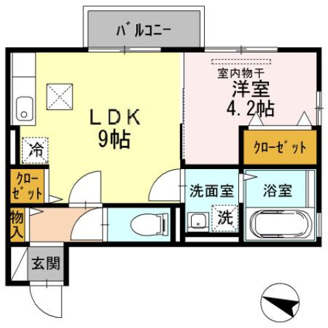 サンシャインパルの間取り