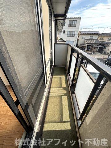 バルコニー　南西向き