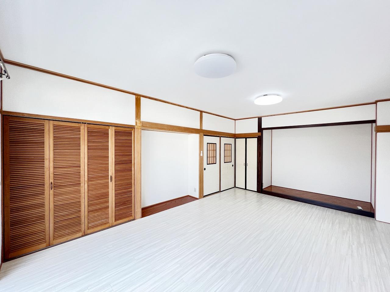 収納　居室は全室収納がついています。