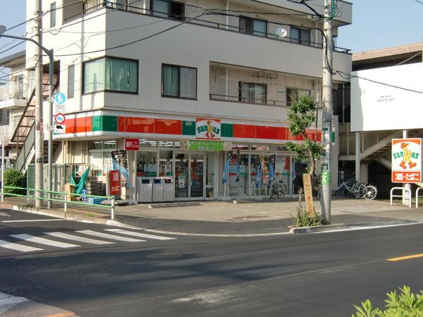 コンビニ　サンクス調布品川通り店（コンビニ）まで100m